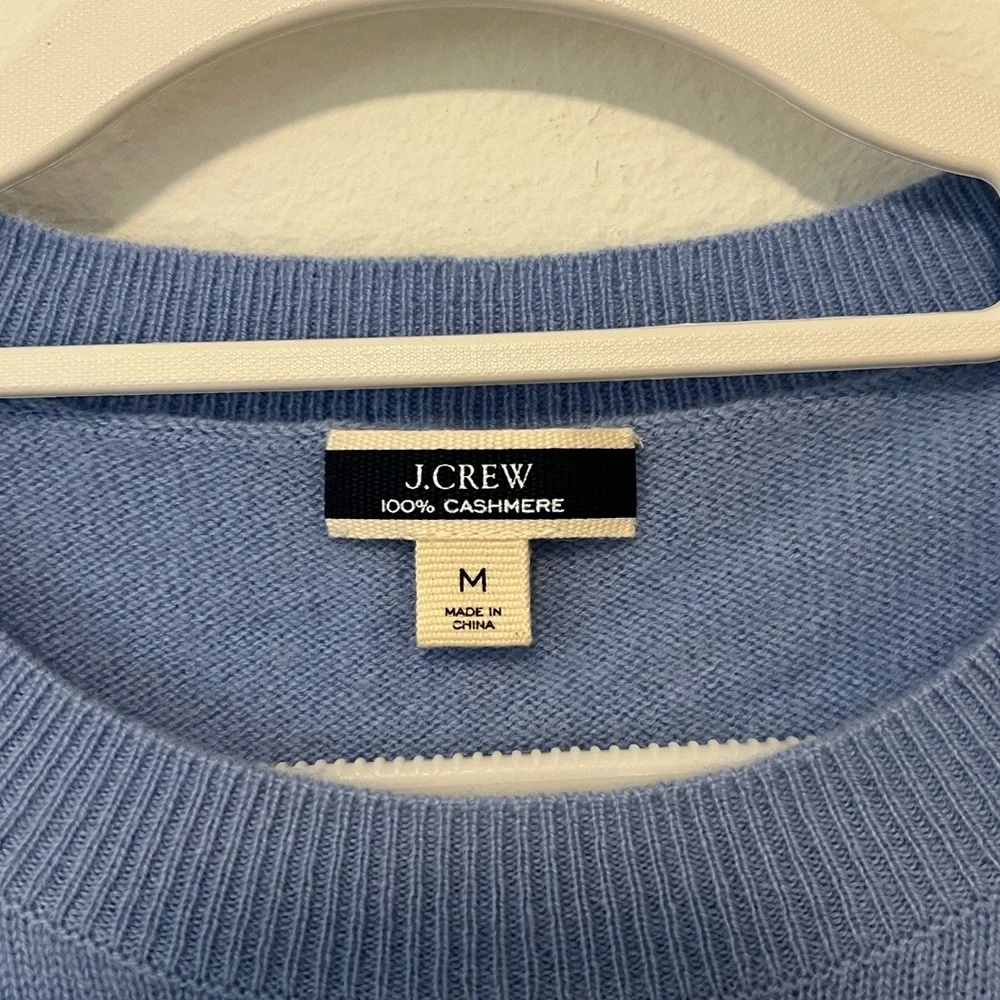 J.Crew Blue Cashmere Sweater